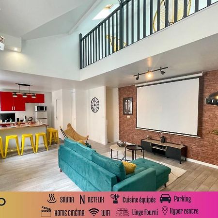 Superbe appartement-Sauna-Cinéma-Parking-Gare Amiens Extérieur photo