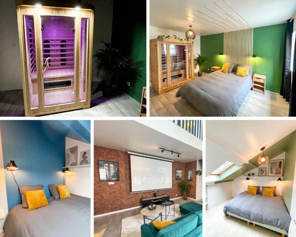 Superbe appartement-Sauna-Cinéma-Parking-Gare Amiens Extérieur photo