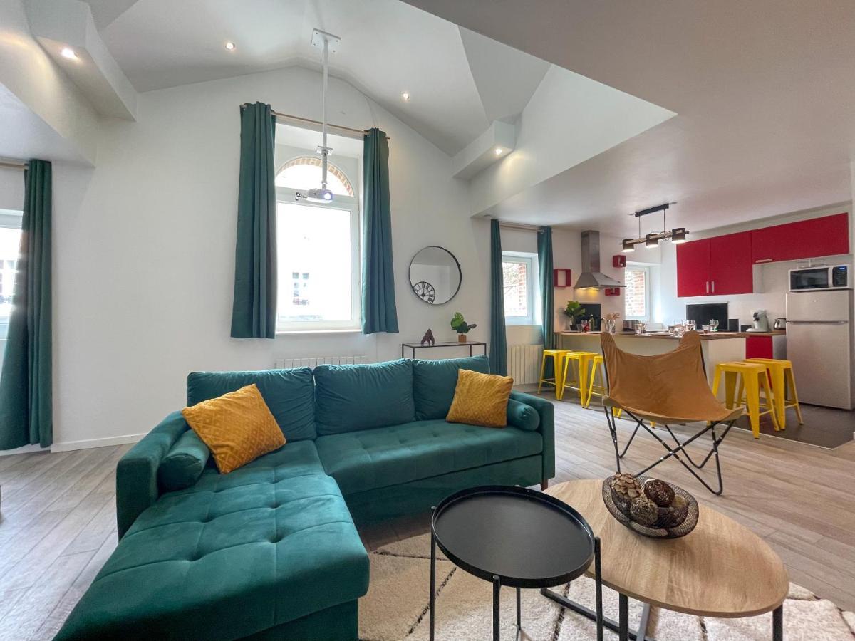 Superbe appartement-Sauna-Cinéma-Parking-Gare Amiens Extérieur photo
