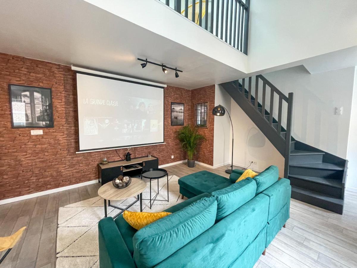 Superbe appartement-Sauna-Cinéma-Parking-Gare Amiens Extérieur photo