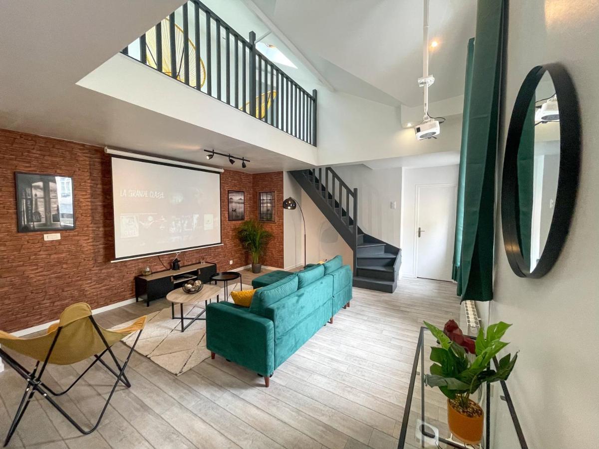 Superbe appartement-Sauna-Cinéma-Parking-Gare Amiens Extérieur photo