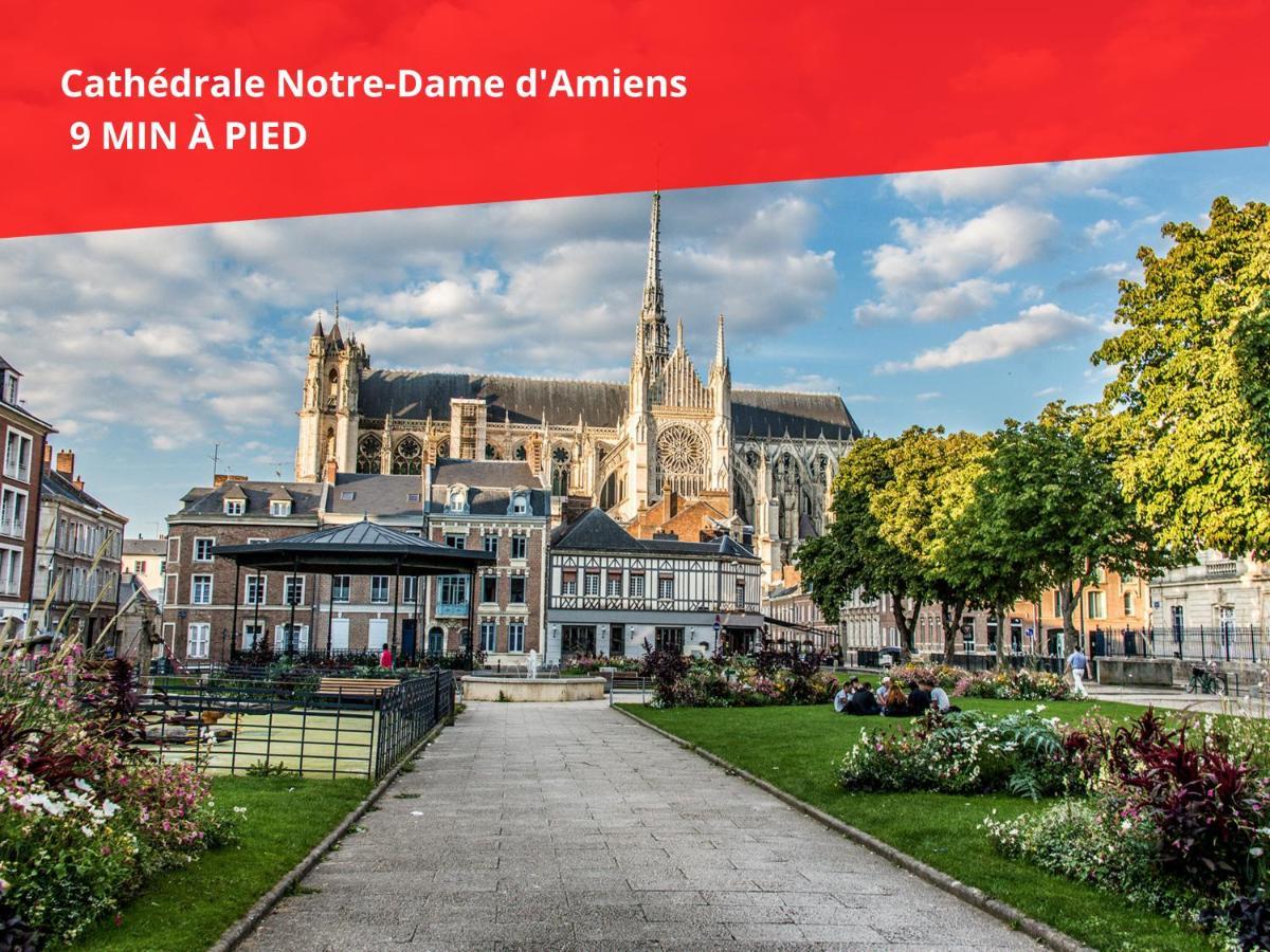 Superbe appartement-Sauna-Cinéma-Parking-Gare Amiens Extérieur photo